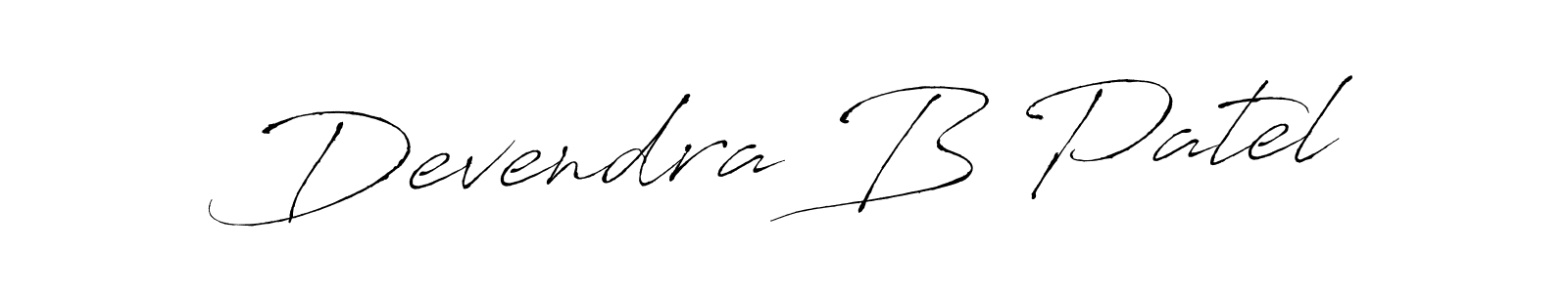 Devendra B Patel stylish signature style. Best Handwritten Sign (Antro_Vectra) for my name. Handwritten Signature Collection Ideas for my name Devendra B Patel. Devendra B Patel signature style 6 images and pictures png
