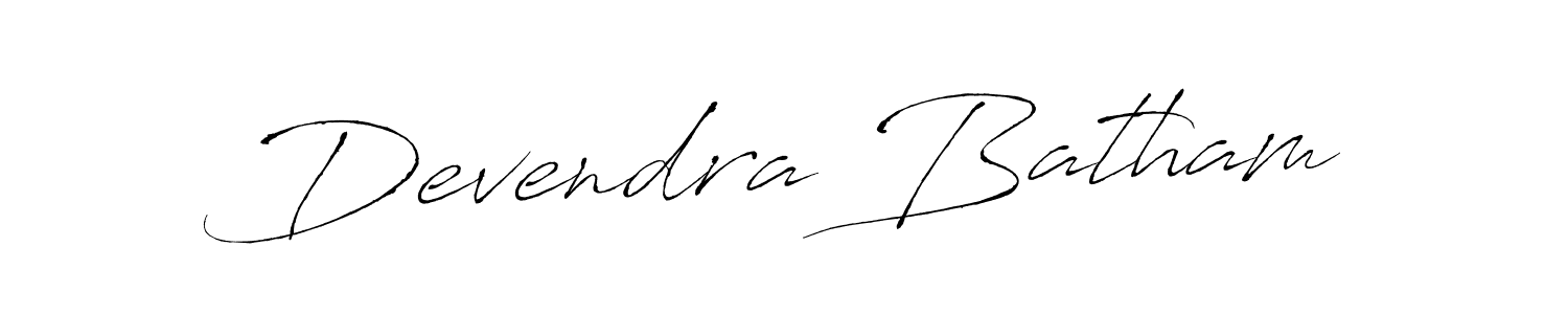 Antro_Vectra is a professional signature style that is perfect for those who want to add a touch of class to their signature. It is also a great choice for those who want to make their signature more unique. Get Devendra Batham name to fancy signature for free. Devendra Batham signature style 6 images and pictures png