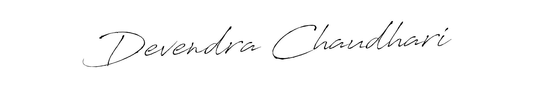 How to make Devendra Chaudhari name signature. Use Antro_Vectra style for creating short signs online. This is the latest handwritten sign. Devendra Chaudhari signature style 6 images and pictures png