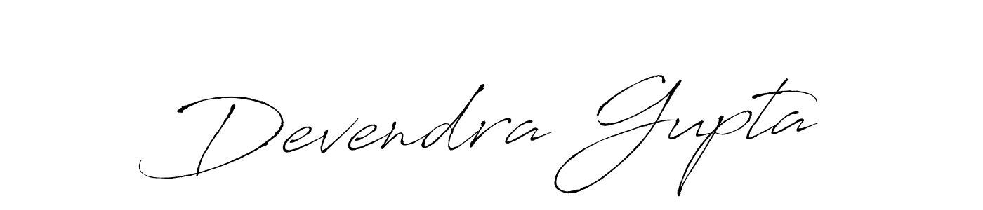 Create a beautiful signature design for name Devendra Gupta. With this signature (Antro_Vectra) fonts, you can make a handwritten signature for free. Devendra Gupta signature style 6 images and pictures png