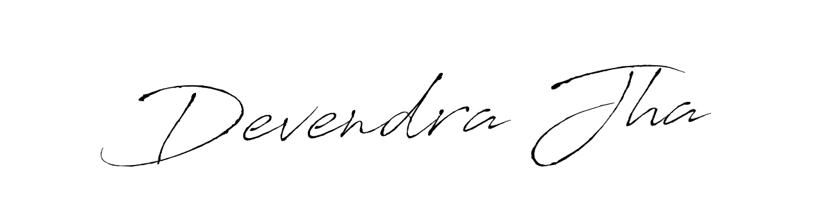 How to make Devendra Jha name signature. Use Antro_Vectra style for creating short signs online. This is the latest handwritten sign. Devendra Jha signature style 6 images and pictures png