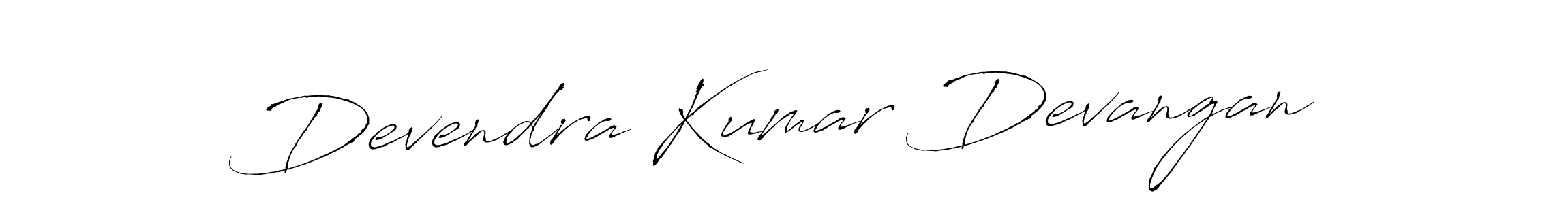 Use a signature maker to create a handwritten signature online. With this signature software, you can design (Antro_Vectra) your own signature for name Devendra Kumar Devangan. Devendra Kumar Devangan signature style 6 images and pictures png