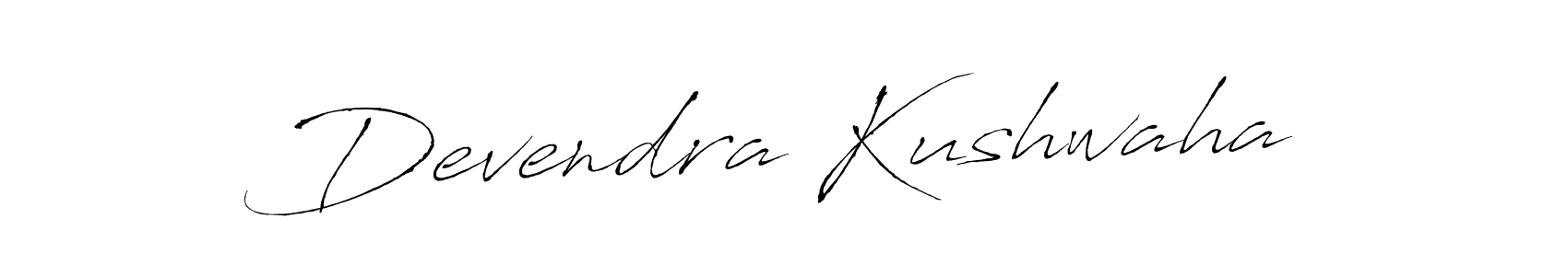 You can use this online signature creator to create a handwritten signature for the name Devendra Kushwaha. This is the best online autograph maker. Devendra Kushwaha signature style 6 images and pictures png