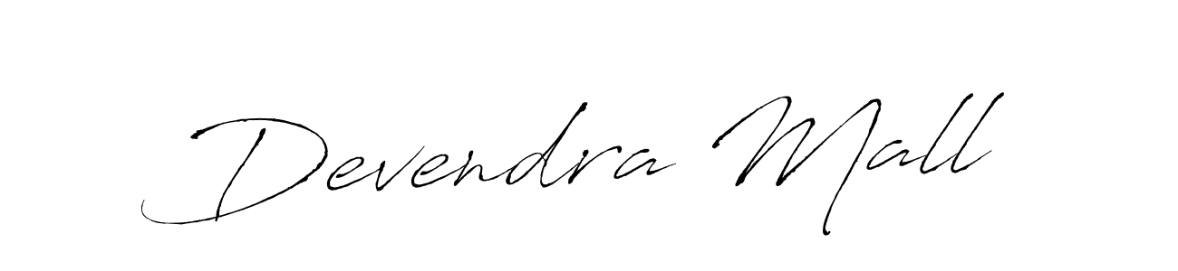 How to make Devendra Mall signature? Antro_Vectra is a professional autograph style. Create handwritten signature for Devendra Mall name. Devendra Mall signature style 6 images and pictures png