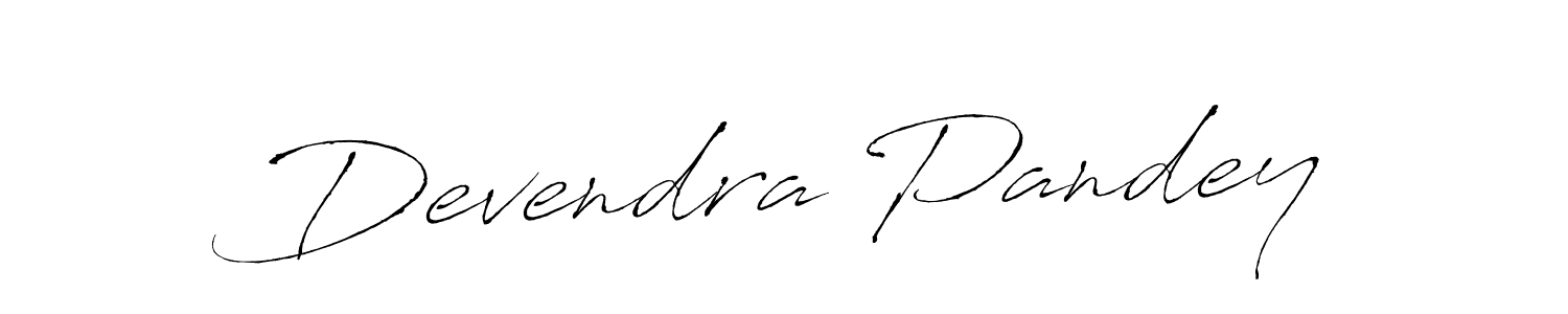 Use a signature maker to create a handwritten signature online. With this signature software, you can design (Antro_Vectra) your own signature for name Devendra Pandey. Devendra Pandey signature style 6 images and pictures png