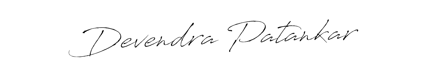 It looks lik you need a new signature style for name Devendra Patankar. Design unique handwritten (Antro_Vectra) signature with our free signature maker in just a few clicks. Devendra Patankar signature style 6 images and pictures png
