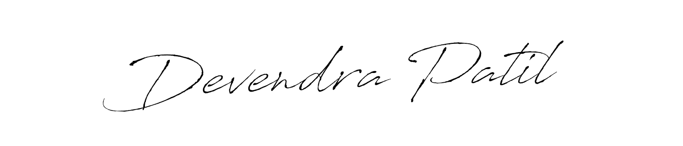 Devendra Patil stylish signature style. Best Handwritten Sign (Antro_Vectra) for my name. Handwritten Signature Collection Ideas for my name Devendra Patil. Devendra Patil signature style 6 images and pictures png