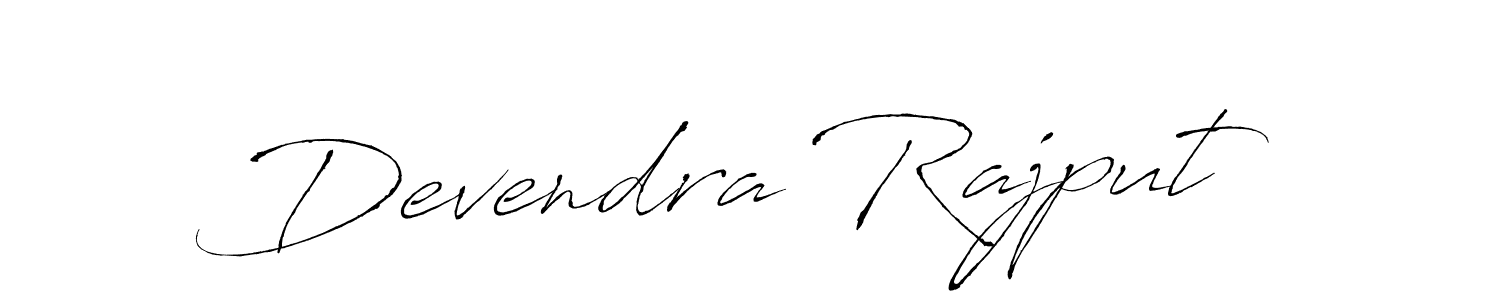 Create a beautiful signature design for name Devendra Rajput. With this signature (Antro_Vectra) fonts, you can make a handwritten signature for free. Devendra Rajput signature style 6 images and pictures png