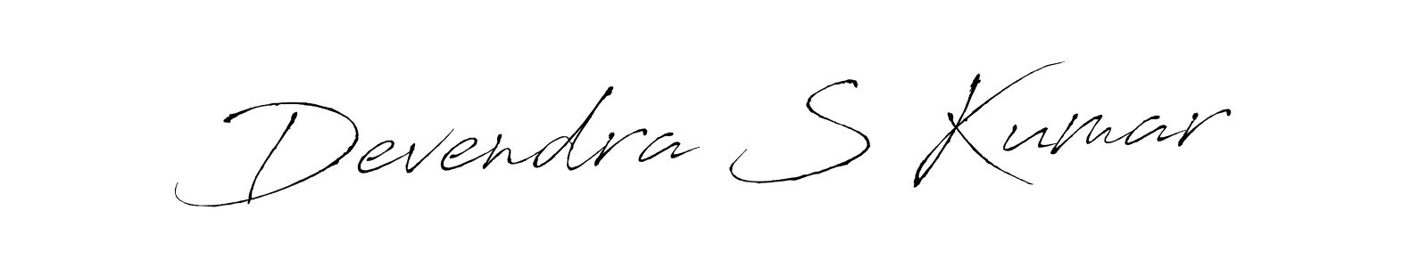 How to make Devendra S Kumar name signature. Use Antro_Vectra style for creating short signs online. This is the latest handwritten sign. Devendra S Kumar signature style 6 images and pictures png