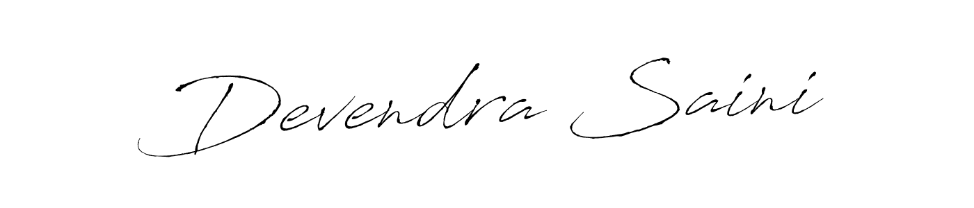 Use a signature maker to create a handwritten signature online. With this signature software, you can design (Antro_Vectra) your own signature for name Devendra Saini. Devendra Saini signature style 6 images and pictures png