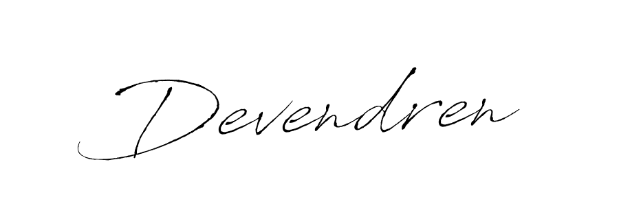 Create a beautiful signature design for name Devendren. With this signature (Antro_Vectra) fonts, you can make a handwritten signature for free. Devendren signature style 6 images and pictures png