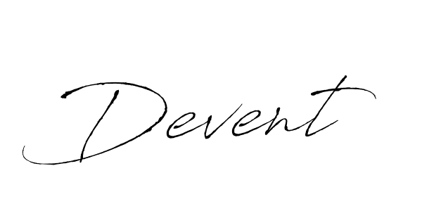 Devent stylish signature style. Best Handwritten Sign (Antro_Vectra) for my name. Handwritten Signature Collection Ideas for my name Devent. Devent signature style 6 images and pictures png