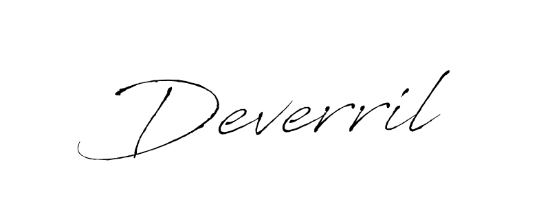 Make a beautiful signature design for name Deverril. Use this online signature maker to create a handwritten signature for free. Deverril signature style 6 images and pictures png