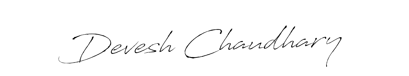 This is the best signature style for the Devesh Chaudhary name. Also you like these signature font (Antro_Vectra). Mix name signature. Devesh Chaudhary signature style 6 images and pictures png