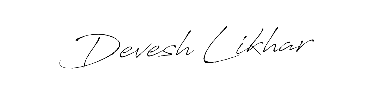 You can use this online signature creator to create a handwritten signature for the name Devesh Likhar. This is the best online autograph maker. Devesh Likhar signature style 6 images and pictures png