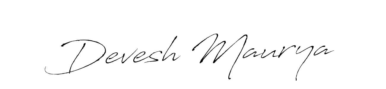 It looks lik you need a new signature style for name Devesh Maurya. Design unique handwritten (Antro_Vectra) signature with our free signature maker in just a few clicks. Devesh Maurya signature style 6 images and pictures png