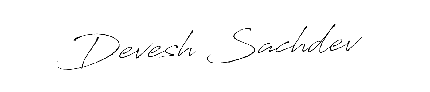 Also You can easily find your signature by using the search form. We will create Devesh Sachdev name handwritten signature images for you free of cost using Antro_Vectra sign style. Devesh Sachdev signature style 6 images and pictures png