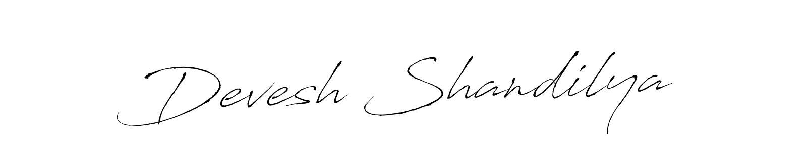 You should practise on your own different ways (Antro_Vectra) to write your name (Devesh Shandilya) in signature. don't let someone else do it for you. Devesh Shandilya signature style 6 images and pictures png