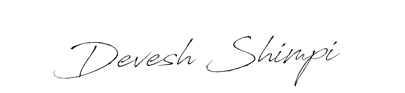 Similarly Antro_Vectra is the best handwritten signature design. Signature creator online .You can use it as an online autograph creator for name Devesh Shimpi. Devesh Shimpi signature style 6 images and pictures png