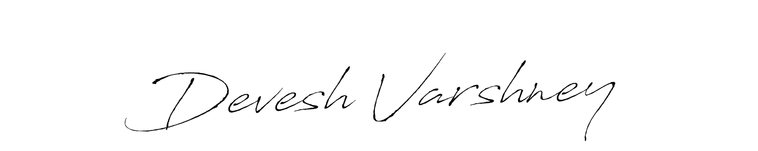 Antro_Vectra is a professional signature style that is perfect for those who want to add a touch of class to their signature. It is also a great choice for those who want to make their signature more unique. Get Devesh Varshney name to fancy signature for free. Devesh Varshney signature style 6 images and pictures png
