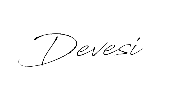 You should practise on your own different ways (Antro_Vectra) to write your name (Devesi) in signature. don't let someone else do it for you. Devesi signature style 6 images and pictures png