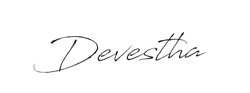 Similarly Antro_Vectra is the best handwritten signature design. Signature creator online .You can use it as an online autograph creator for name Devestha. Devestha signature style 6 images and pictures png