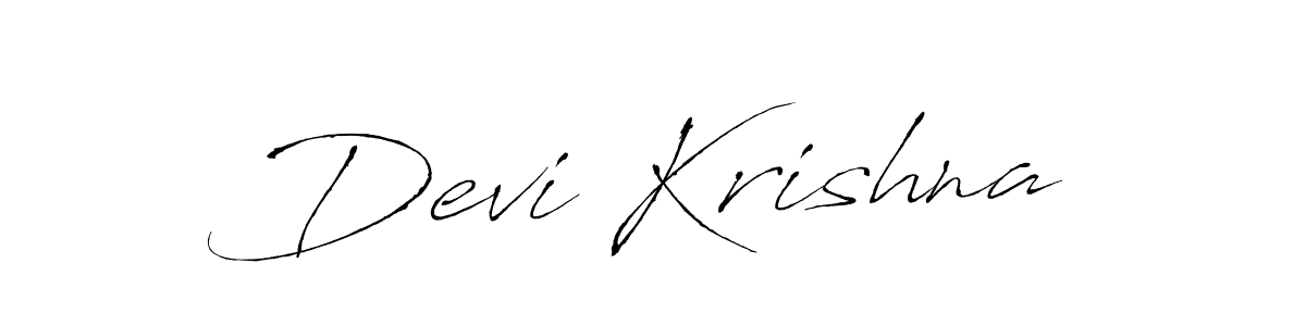 Use a signature maker to create a handwritten signature online. With this signature software, you can design (Antro_Vectra) your own signature for name Devi Krishna. Devi Krishna signature style 6 images and pictures png