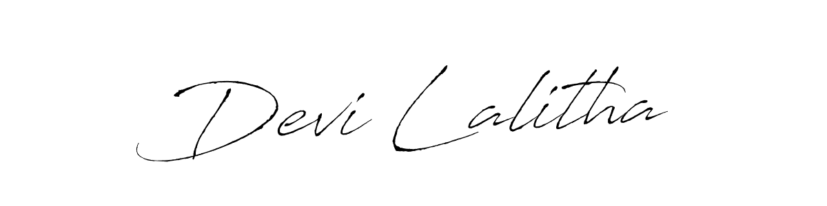 It looks lik you need a new signature style for name Devi Lalitha. Design unique handwritten (Antro_Vectra) signature with our free signature maker in just a few clicks. Devi Lalitha signature style 6 images and pictures png