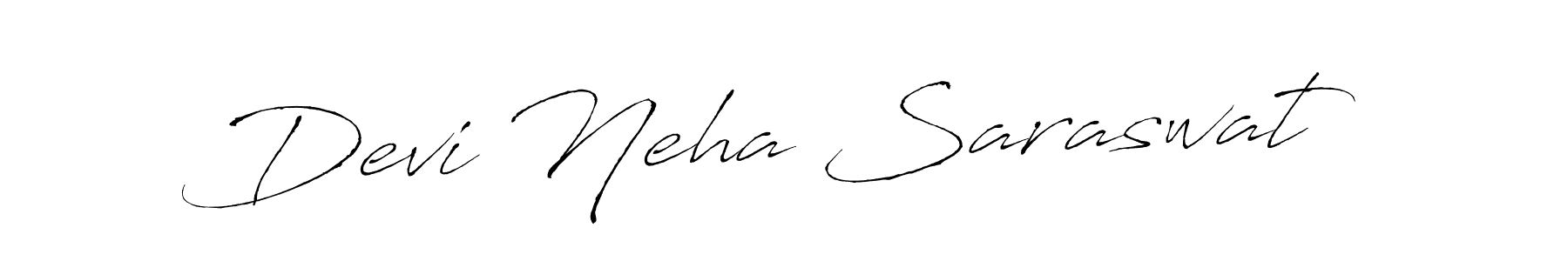 This is the best signature style for the Devi Neha Saraswat name. Also you like these signature font (Antro_Vectra). Mix name signature. Devi Neha Saraswat signature style 6 images and pictures png