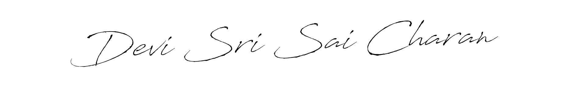 Design your own signature with our free online signature maker. With this signature software, you can create a handwritten (Antro_Vectra) signature for name Devi Sri Sai Charan. Devi Sri Sai Charan signature style 6 images and pictures png