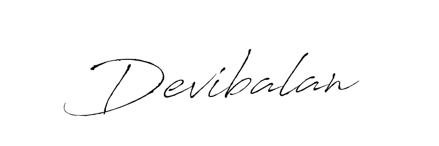 Create a beautiful signature design for name Devibalan. With this signature (Antro_Vectra) fonts, you can make a handwritten signature for free. Devibalan signature style 6 images and pictures png