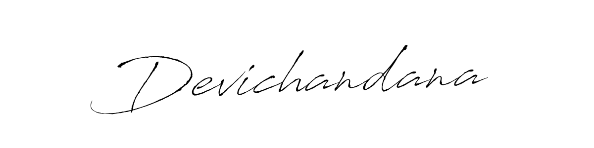 Create a beautiful signature design for name Devichandana. With this signature (Antro_Vectra) fonts, you can make a handwritten signature for free. Devichandana signature style 6 images and pictures png