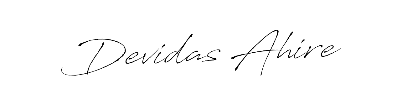 You should practise on your own different ways (Antro_Vectra) to write your name (Devidas Ahire) in signature. don't let someone else do it for you. Devidas Ahire signature style 6 images and pictures png
