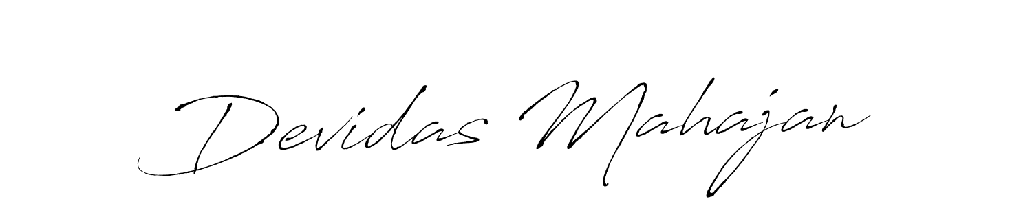 How to make Devidas Mahajan signature? Antro_Vectra is a professional autograph style. Create handwritten signature for Devidas Mahajan name. Devidas Mahajan signature style 6 images and pictures png