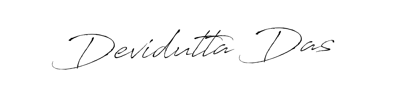 How to make Devidutta Das name signature. Use Antro_Vectra style for creating short signs online. This is the latest handwritten sign. Devidutta Das signature style 6 images and pictures png