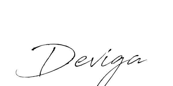 Use a signature maker to create a handwritten signature online. With this signature software, you can design (Antro_Vectra) your own signature for name Deviga. Deviga signature style 6 images and pictures png