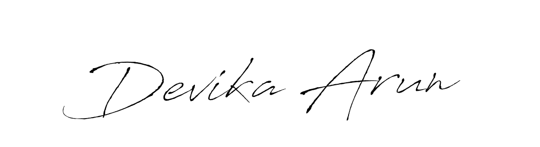 You should practise on your own different ways (Antro_Vectra) to write your name (Devika Arun) in signature. don't let someone else do it for you. Devika Arun signature style 6 images and pictures png