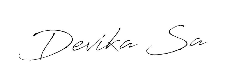 Also You can easily find your signature by using the search form. We will create Devika Sa name handwritten signature images for you free of cost using Antro_Vectra sign style. Devika Sa signature style 6 images and pictures png