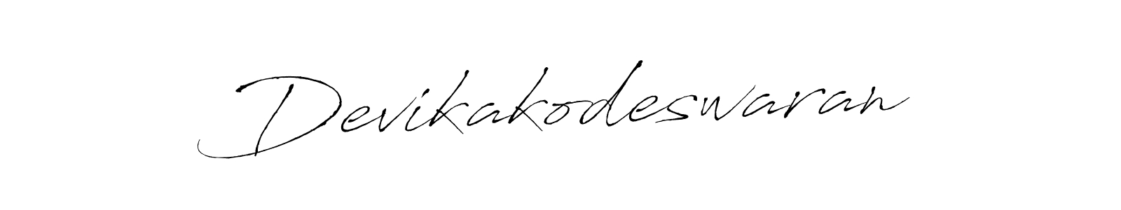 Antro_Vectra is a professional signature style that is perfect for those who want to add a touch of class to their signature. It is also a great choice for those who want to make their signature more unique. Get Devikakodeswaran name to fancy signature for free. Devikakodeswaran signature style 6 images and pictures png