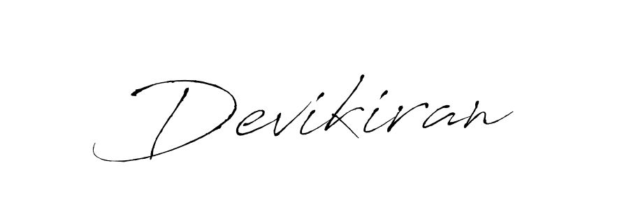 Design your own signature with our free online signature maker. With this signature software, you can create a handwritten (Antro_Vectra) signature for name Devikiran. Devikiran signature style 6 images and pictures png