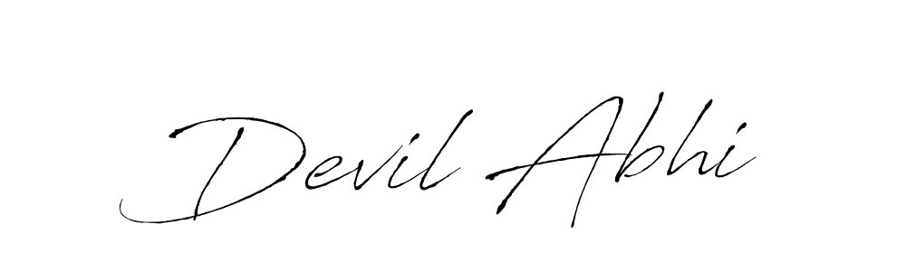 You can use this online signature creator to create a handwritten signature for the name Devil Abhi. This is the best online autograph maker. Devil Abhi signature style 6 images and pictures png