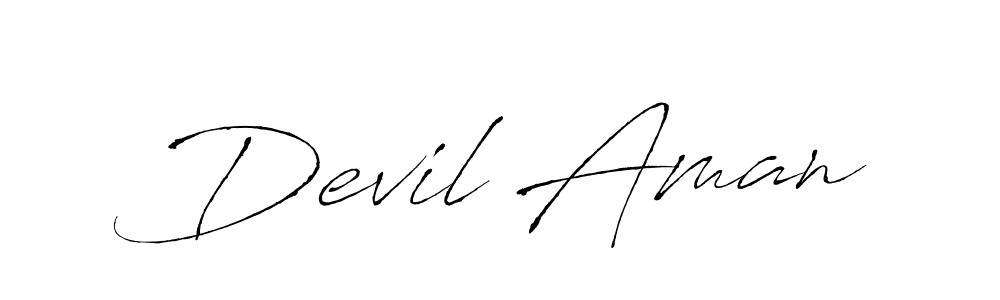 Once you've used our free online signature maker to create your best signature Antro_Vectra style, it's time to enjoy all of the benefits that Devil Aman name signing documents. Devil Aman signature style 6 images and pictures png