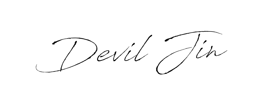 Similarly Antro_Vectra is the best handwritten signature design. Signature creator online .You can use it as an online autograph creator for name Devil Jin. Devil Jin signature style 6 images and pictures png