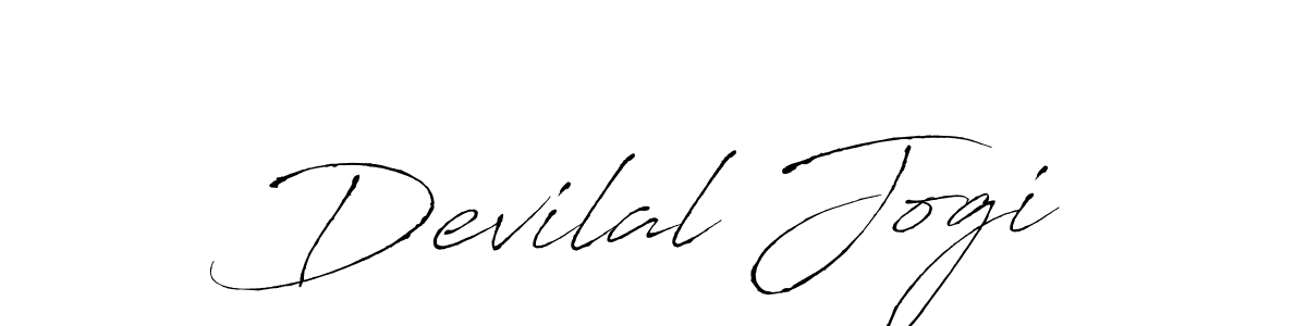 Make a beautiful signature design for name Devilal Jogi. With this signature (Antro_Vectra) style, you can create a handwritten signature for free. Devilal Jogi signature style 6 images and pictures png