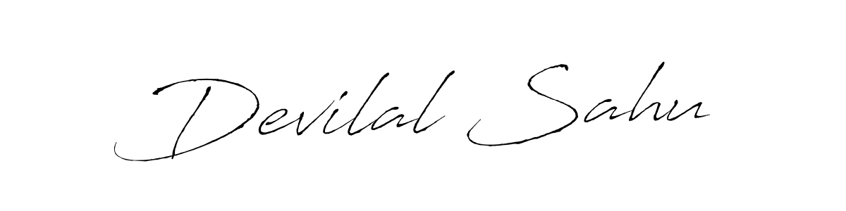 Similarly Antro_Vectra is the best handwritten signature design. Signature creator online .You can use it as an online autograph creator for name Devilal Sahu. Devilal Sahu signature style 6 images and pictures png