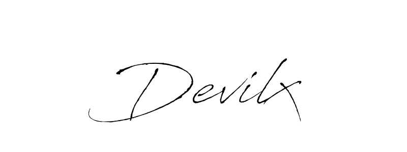 How to make Devilx³ name signature. Use Antro_Vectra style for creating short signs online. This is the latest handwritten sign. Devilx³ signature style 6 images and pictures png