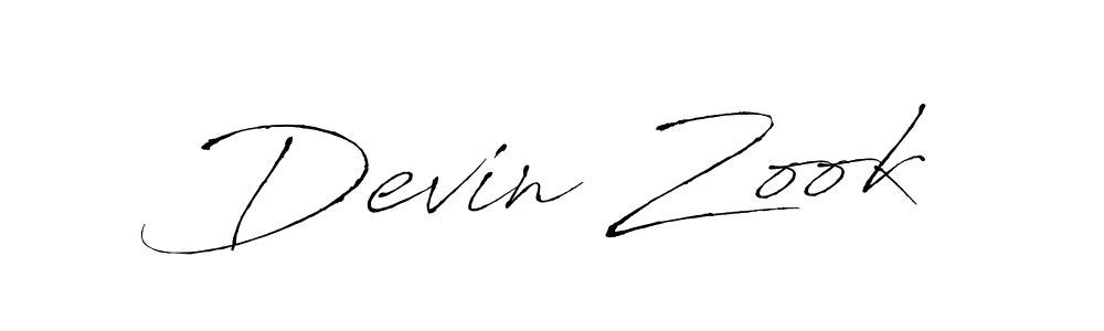 Create a beautiful signature design for name Devin Zook. With this signature (Antro_Vectra) fonts, you can make a handwritten signature for free. Devin Zook signature style 6 images and pictures png