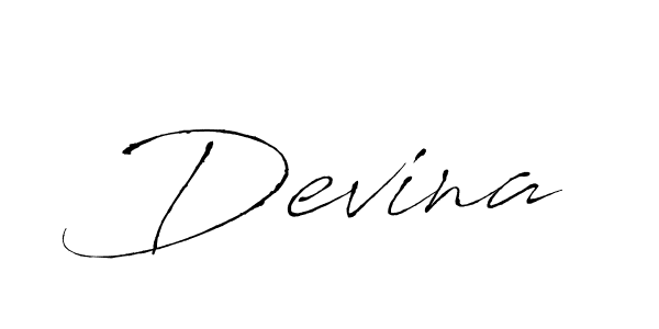 How to make Devina signature? Antro_Vectra is a professional autograph style. Create handwritten signature for Devina name. Devina signature style 6 images and pictures png