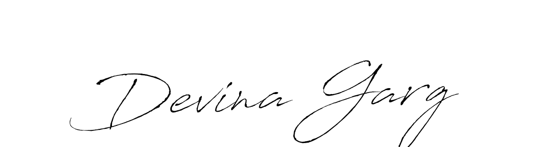 Use a signature maker to create a handwritten signature online. With this signature software, you can design (Antro_Vectra) your own signature for name Devina Garg. Devina Garg signature style 6 images and pictures png