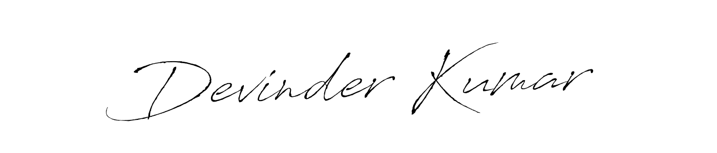 Use a signature maker to create a handwritten signature online. With this signature software, you can design (Antro_Vectra) your own signature for name Devinder Kumar. Devinder Kumar signature style 6 images and pictures png